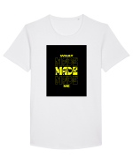 what made me 2 Tricou mânecă scurtă guler larg Bărbat Skater