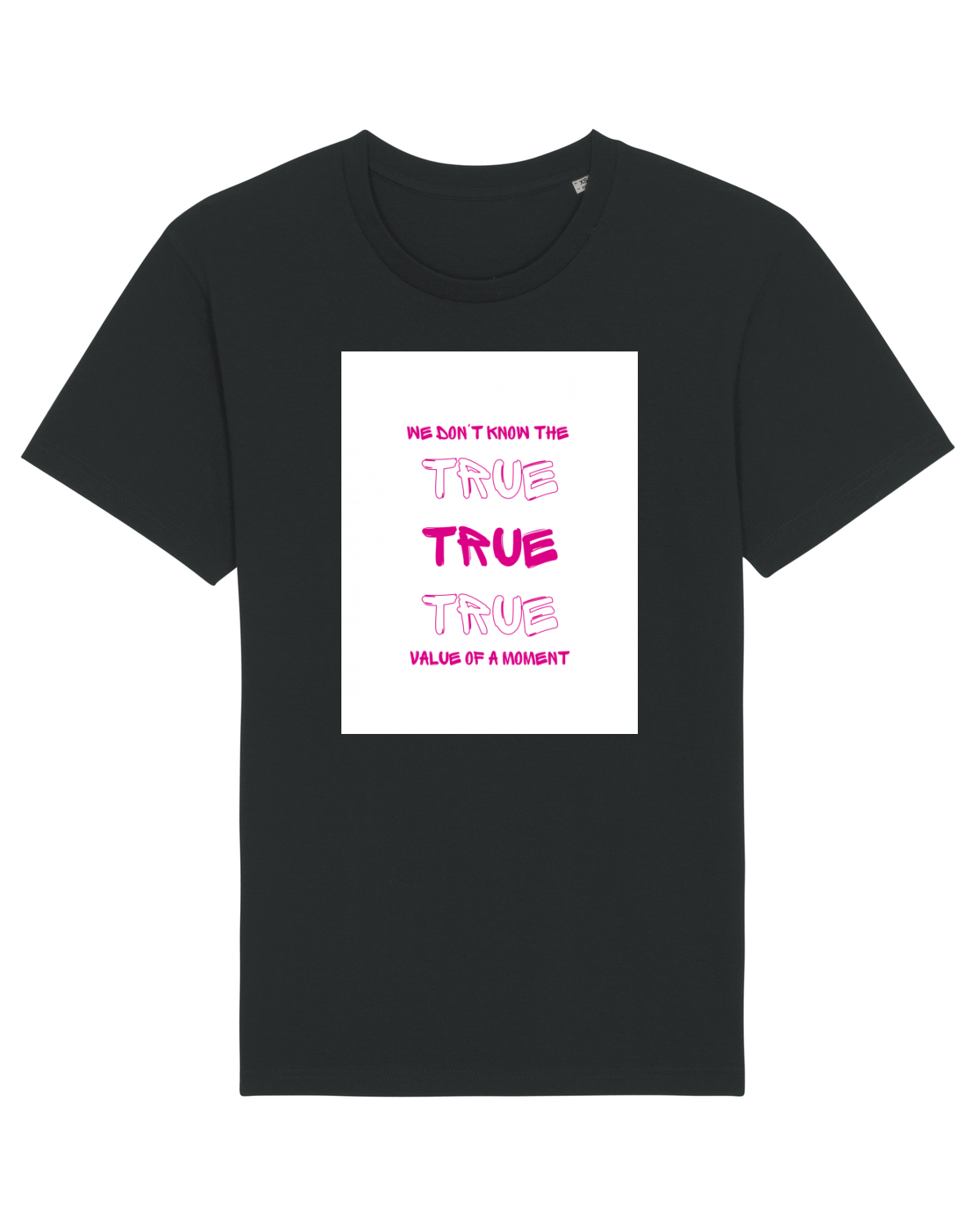 Tricou mânecă scurtă Unisex Rocker Black