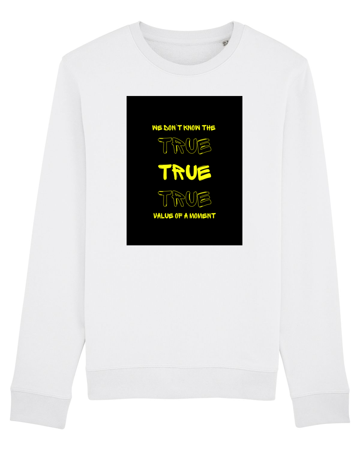 Bluză mânecă lungă Unisex Rise White