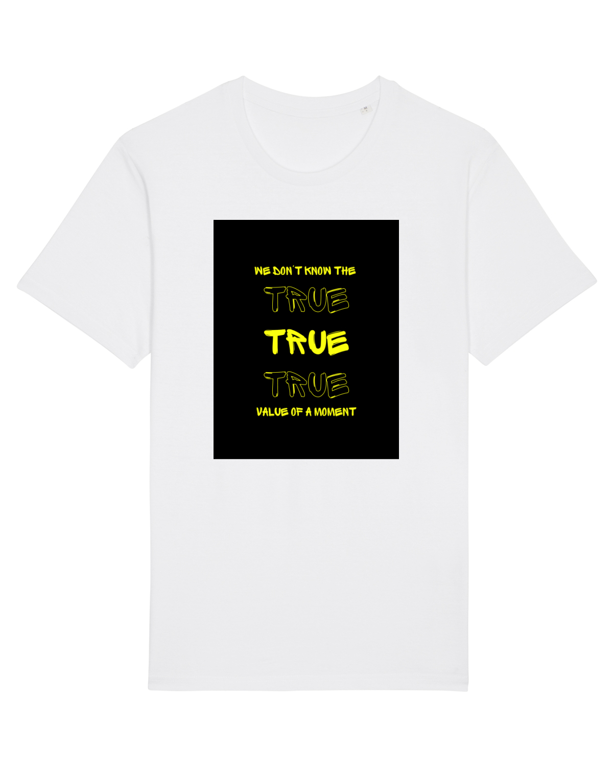 Tricou mânecă scurtă Unisex Rocker White
