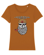 Skilled Sailor Tricou mânecă scurtă guler larg fitted Damă Expresser