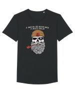 Skilled Sailor Tricou mânecă scurtă guler larg Bărbat Skater