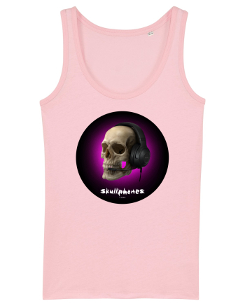 Craniu cu casti - skullphones 03 Cotton Pink