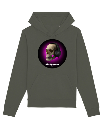 Craniu cu casti - skullphones 03 Khaki