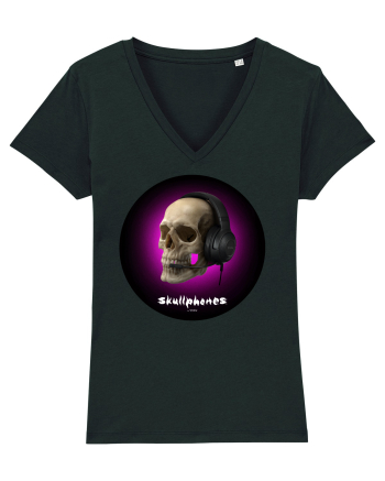 Craniu cu casti - skullphones 03 Black