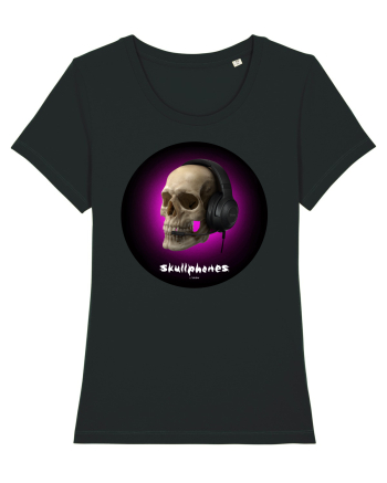 Craniu cu casti - skullphones 03 Black