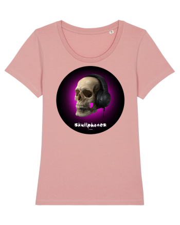 Craniu cu casti - skullphones 03 Canyon Pink