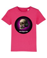 Craniu cu casti - skullphones 03 Tricou mânecă scurtă  Copii Mini Creator