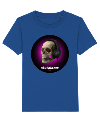 Craniu cu casti - skullphones 03 Majorelle Blue