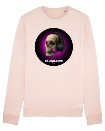 Craniu cu casti - skullphones 03 Candy Pink
