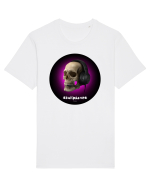Craniu cu casti - skullphones 03 Tricou mânecă scurtă Unisex Rocker