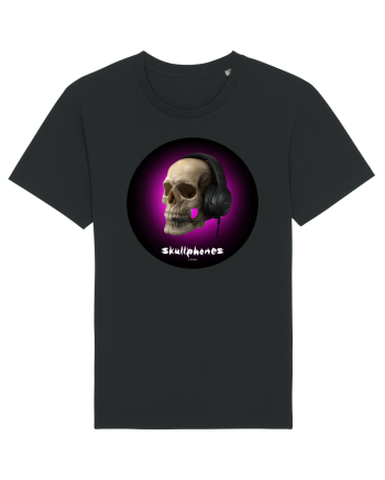 Craniu cu casti - skullphones 03 Black