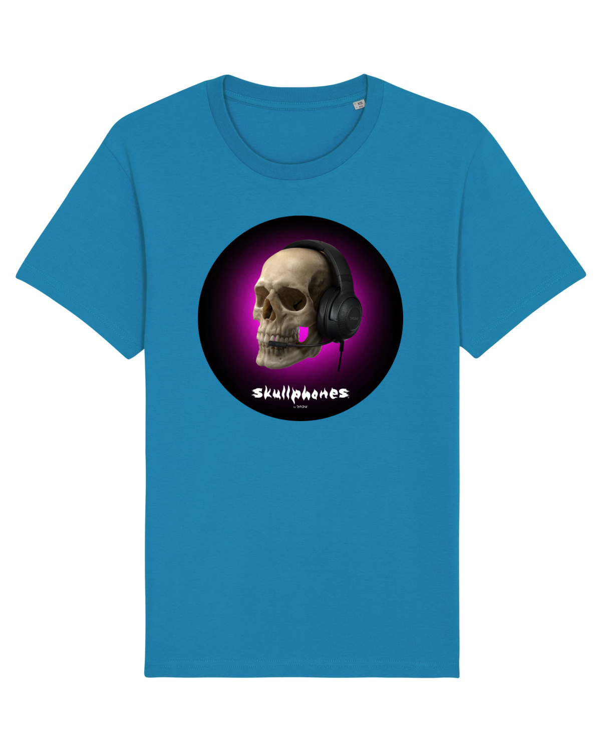 Tricou mânecă scurtă Unisex Rocker Azur