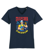 Știu eu pe cineva, îți face ieftin și bun Tricou mânecă scurtă guler V Bărbat Presenter