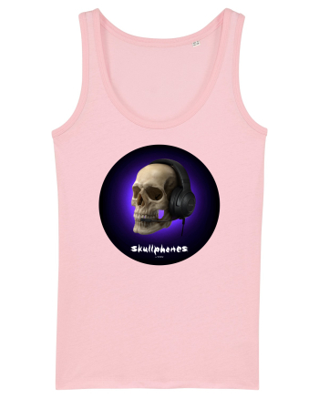 Craniu cu casti - skullphones 03 Cotton Pink