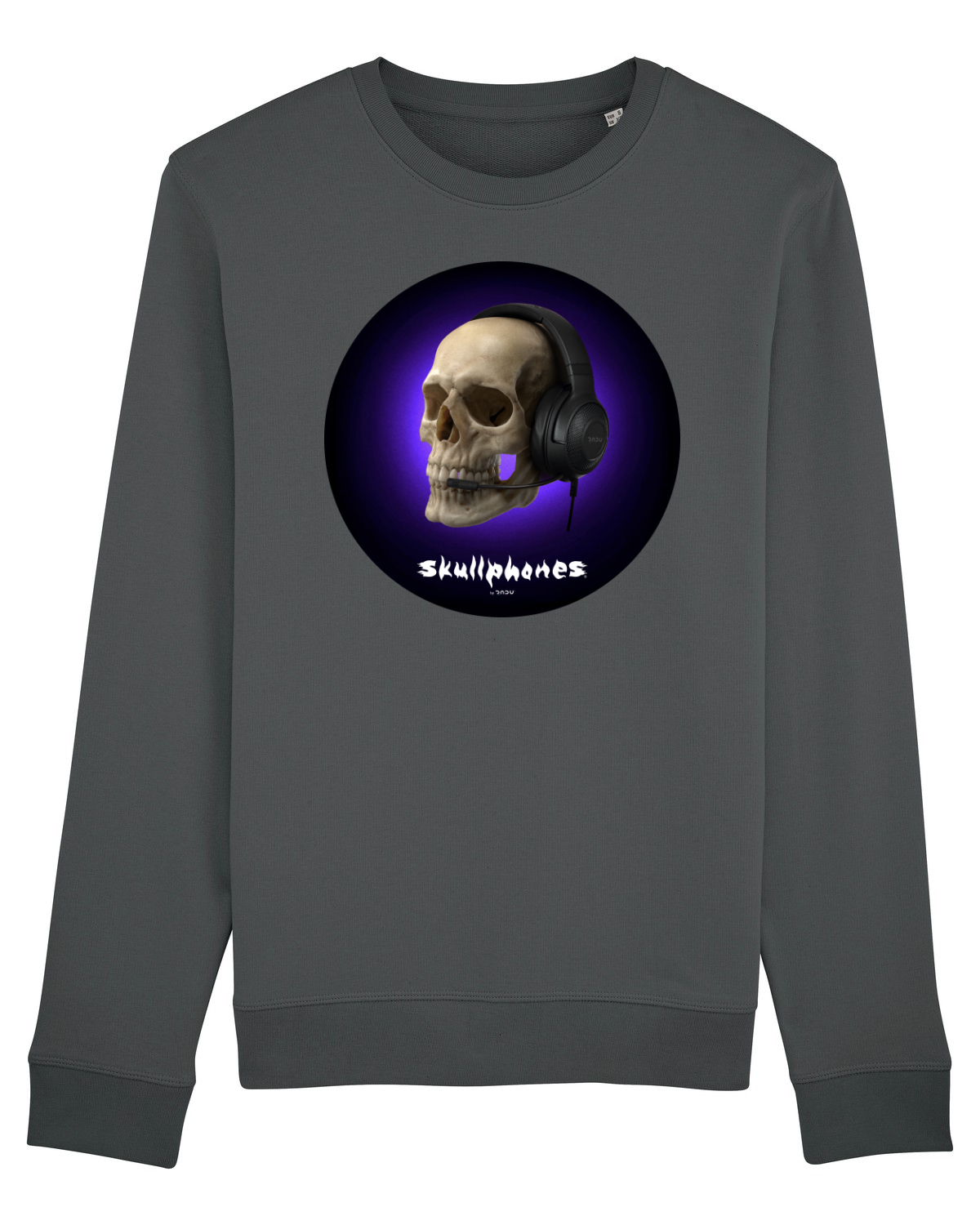 Bluză mânecă lungă Unisex Rise Anthracite