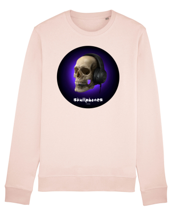 Craniu cu casti - skullphones 03 Candy Pink