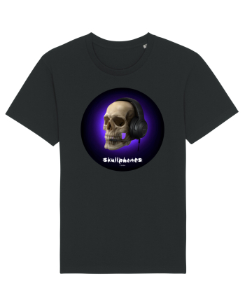Craniu cu casti - skullphones 03 Black