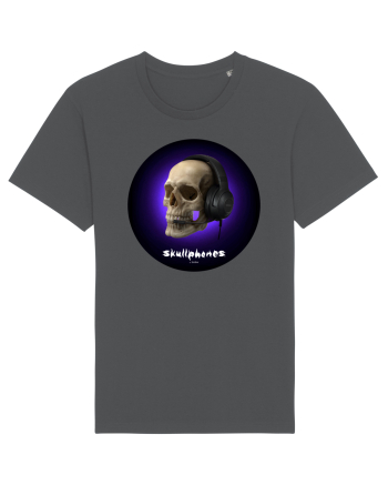 Craniu cu casti - skullphones 03 Anthracite