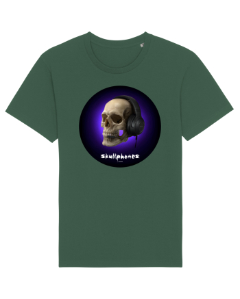 Craniu cu casti - skullphones 03 Bottle Green