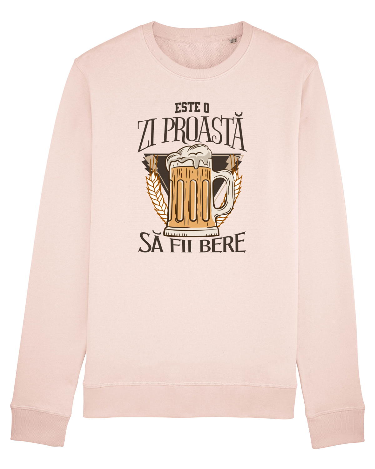 Bluză mânecă lungă Unisex Rise Candy Pink