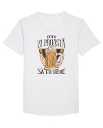 E o zi proastă, să fii bere Tricou mânecă scurtă guler larg Bărbat Skater