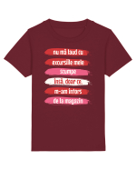 Nu mă laud cu excursiile mele scumpe Tricou mânecă scurtă  Copii Mini Creator