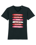 Nu mă laud cu excursiile mele scumpe Tricou mânecă scurtă guler V Bărbat Presenter