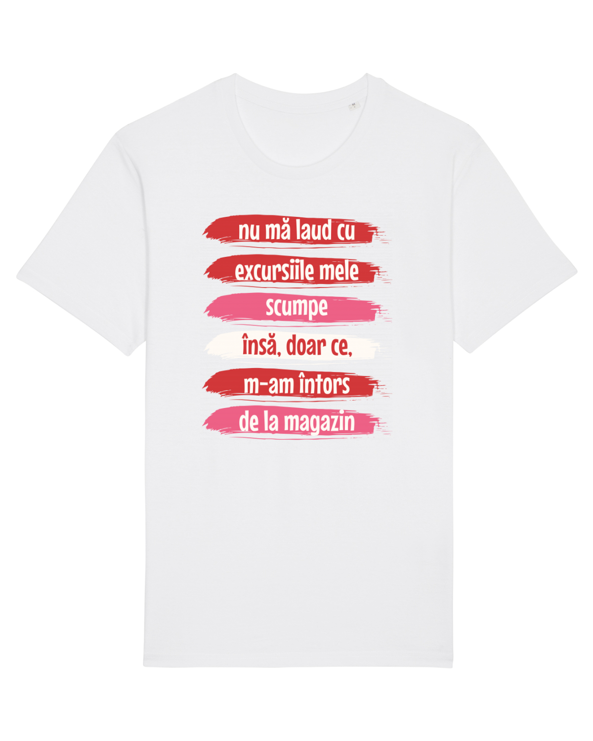 Tricou mânecă scurtă Unisex Rocker White