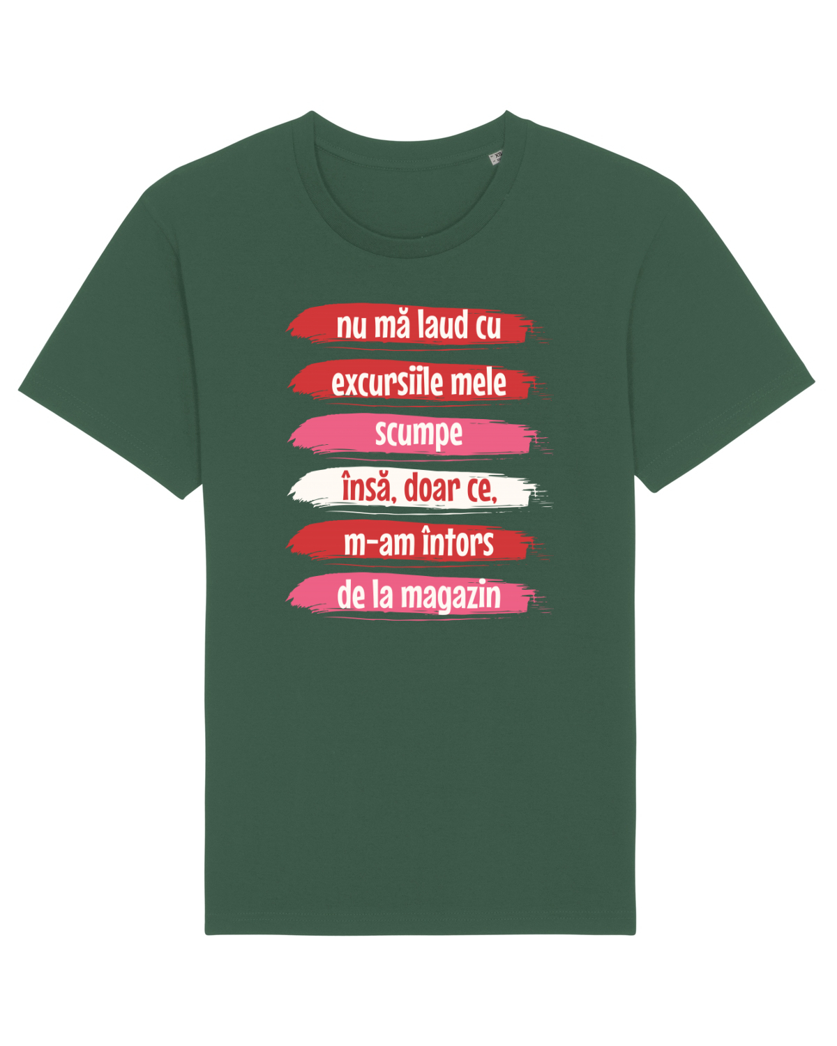 Tricou mânecă scurtă Unisex Rocker Bottle Green
