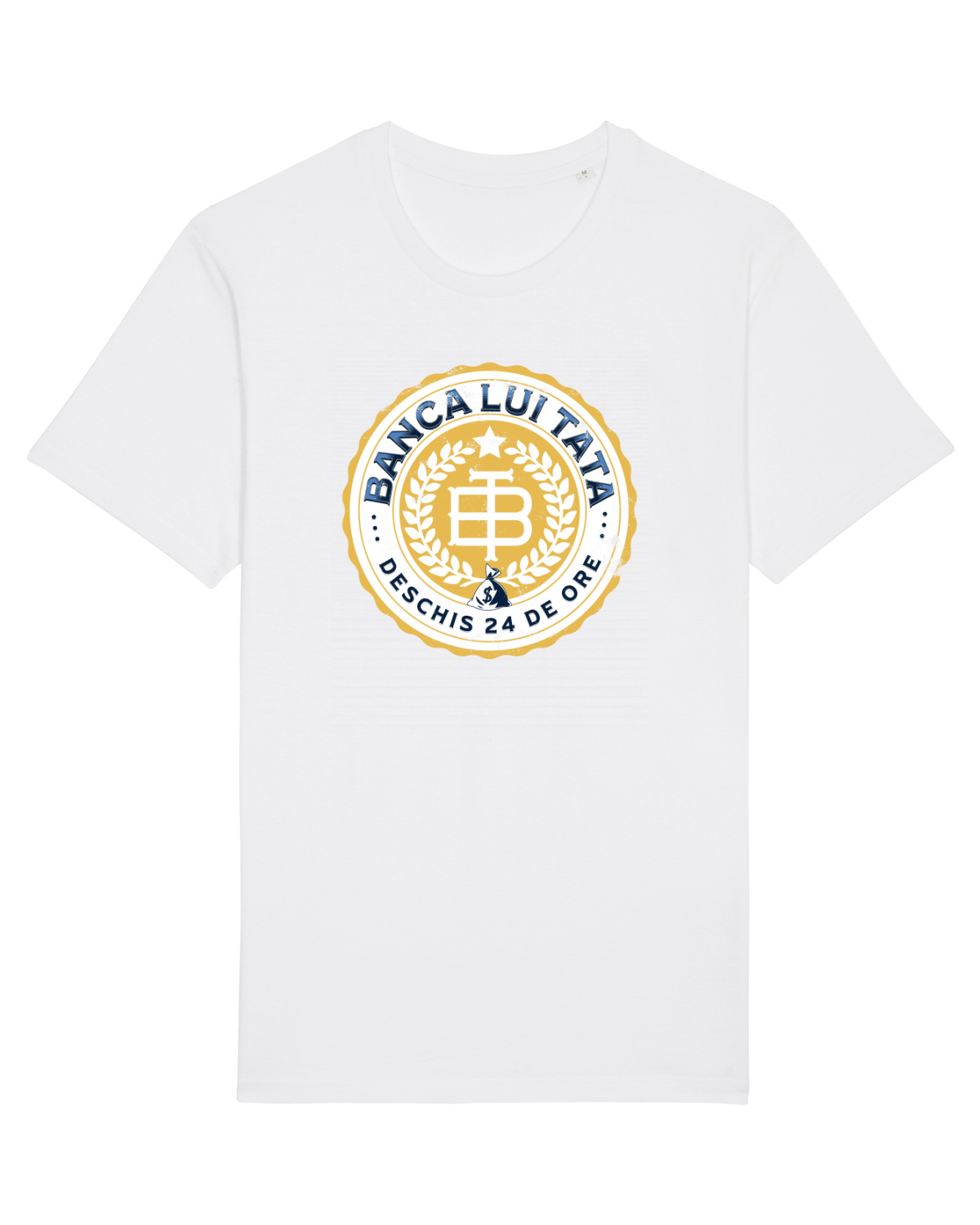 Tricou mânecă scurtă Unisex Rocker White