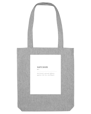 sarcasm Heather Grey