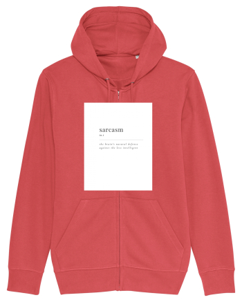 sarcasm Carmine Red