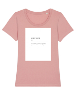 sarcasm Tricou mânecă scurtă guler larg fitted Damă Expresser