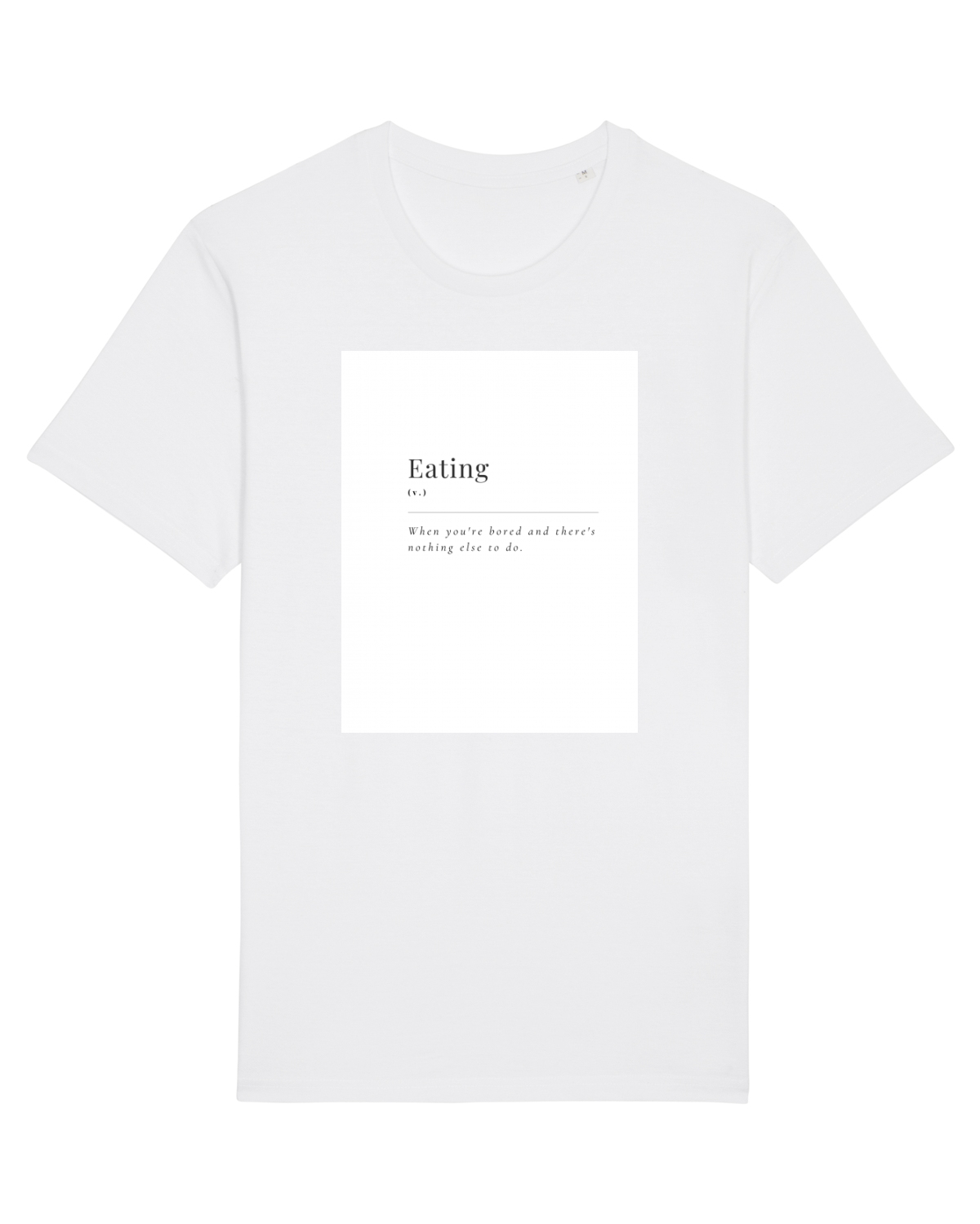 Tricou mânecă scurtă Unisex Rocker White