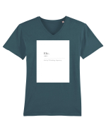 etc. Tricou mânecă scurtă guler V Bărbat Presenter