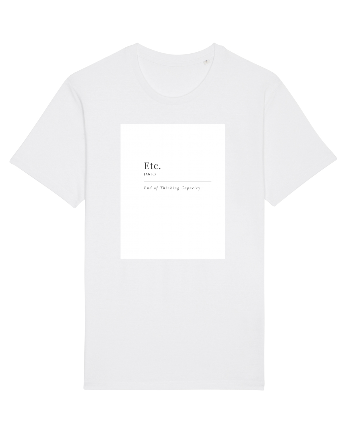Tricou mânecă scurtă Unisex Rocker White