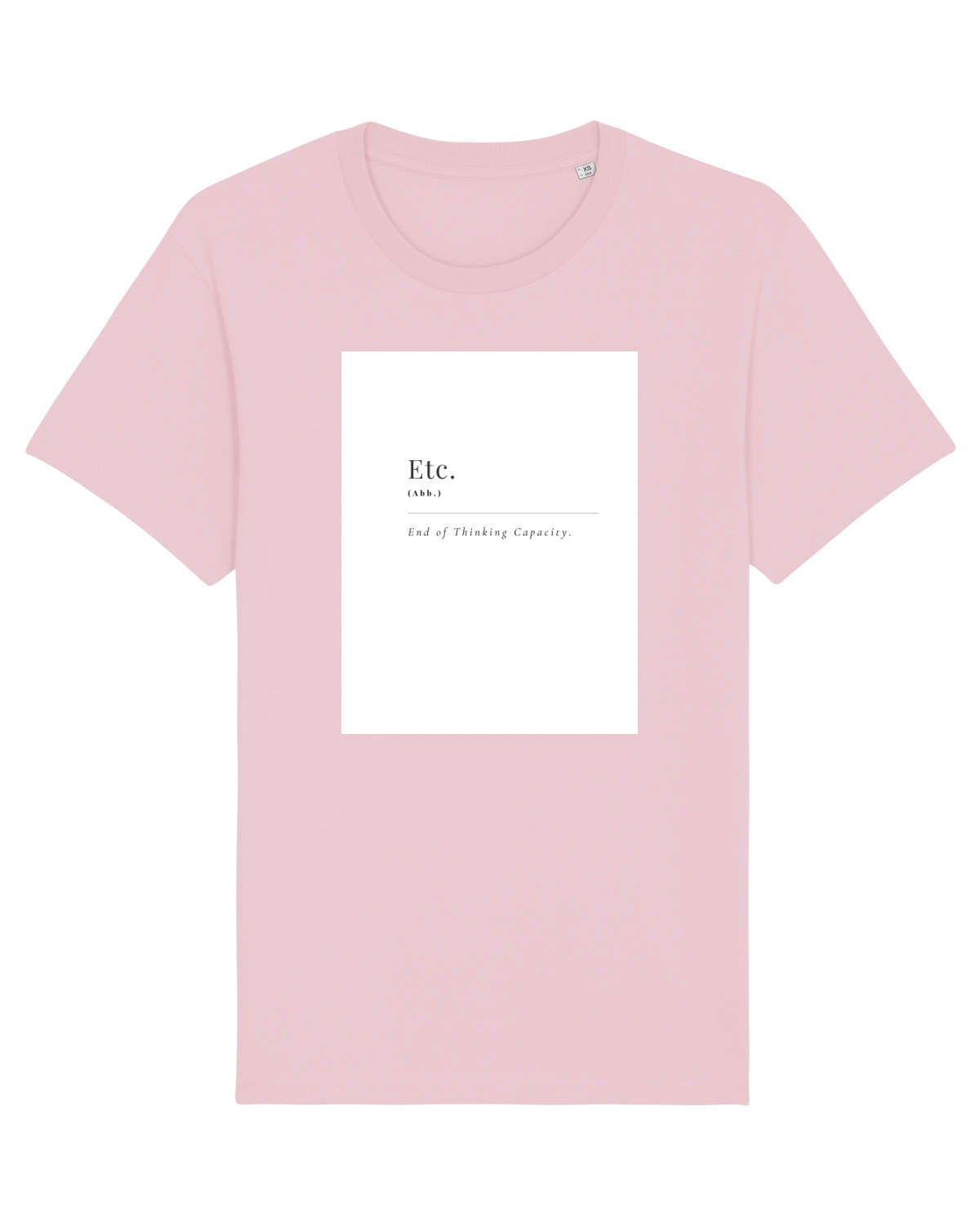 Tricou mânecă scurtă Unisex Rocker Cotton Pink