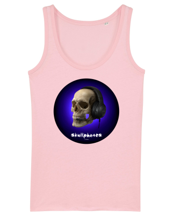 Craniu cu casti - skullphones 03 Cotton Pink