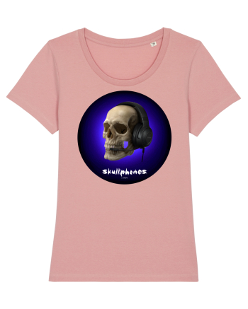 Craniu cu casti - skullphones 03 Canyon Pink