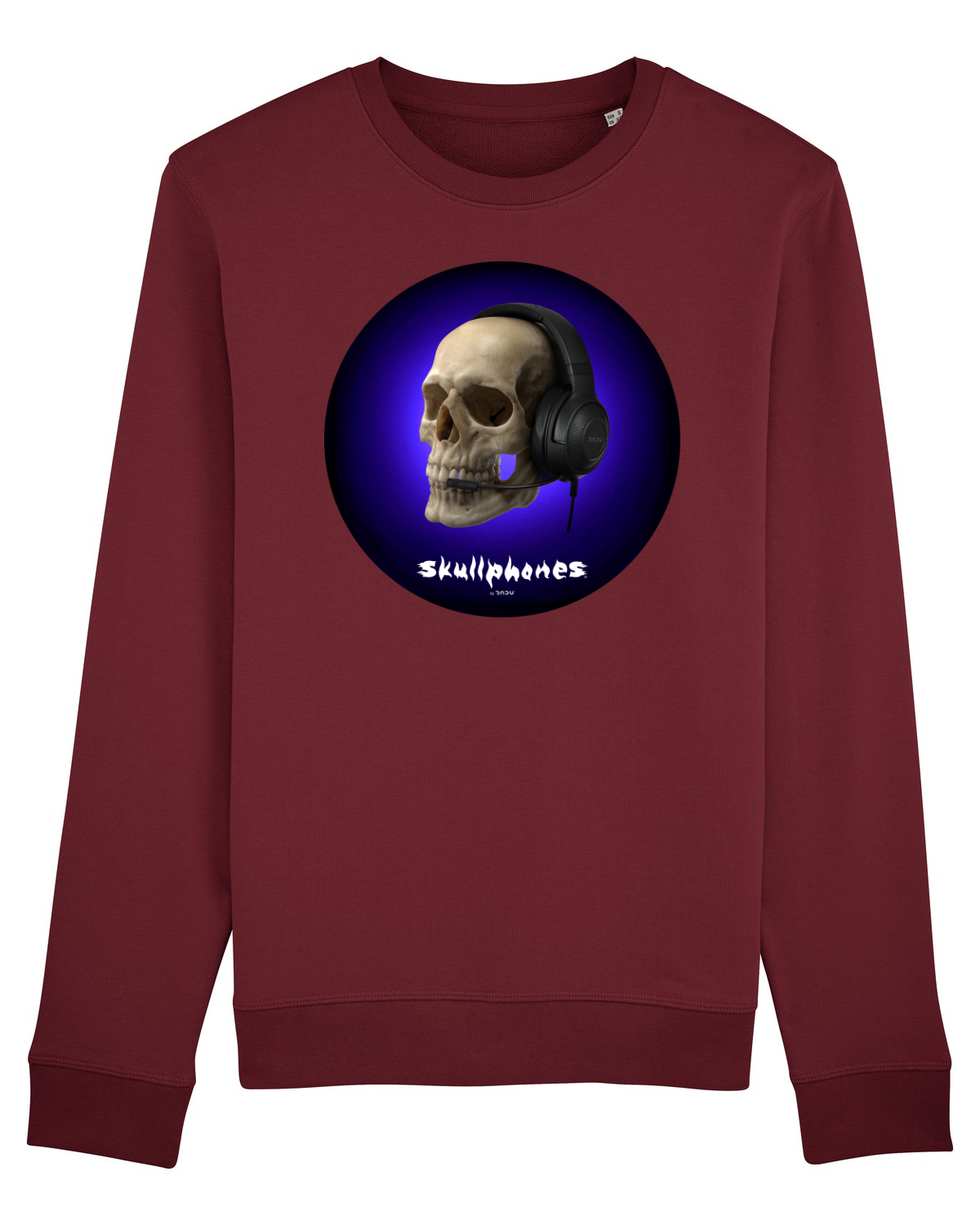 Bluză mânecă lungă Unisex Rise Burgundy