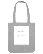 aniti-social Sacoșă textilă