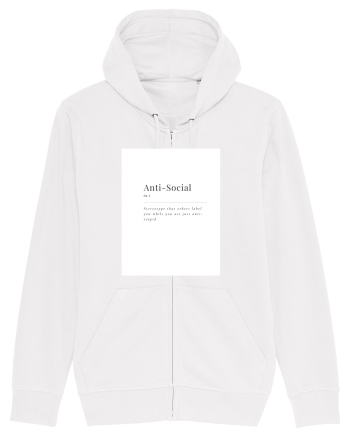 aniti-social White