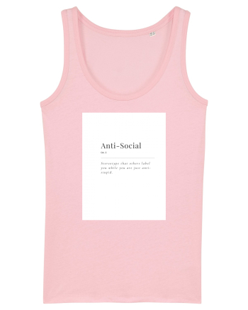 aniti-social Cotton Pink