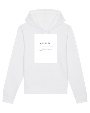 aniti-social White