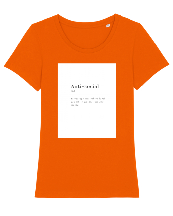 aniti-social Bright Orange