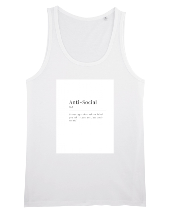 aniti-social White