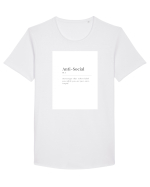 aniti-social Tricou mânecă scurtă guler larg Bărbat Skater
