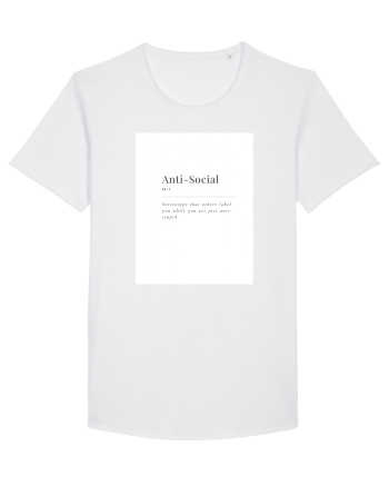 aniti-social White