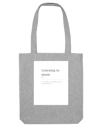 listening to music Heather Grey